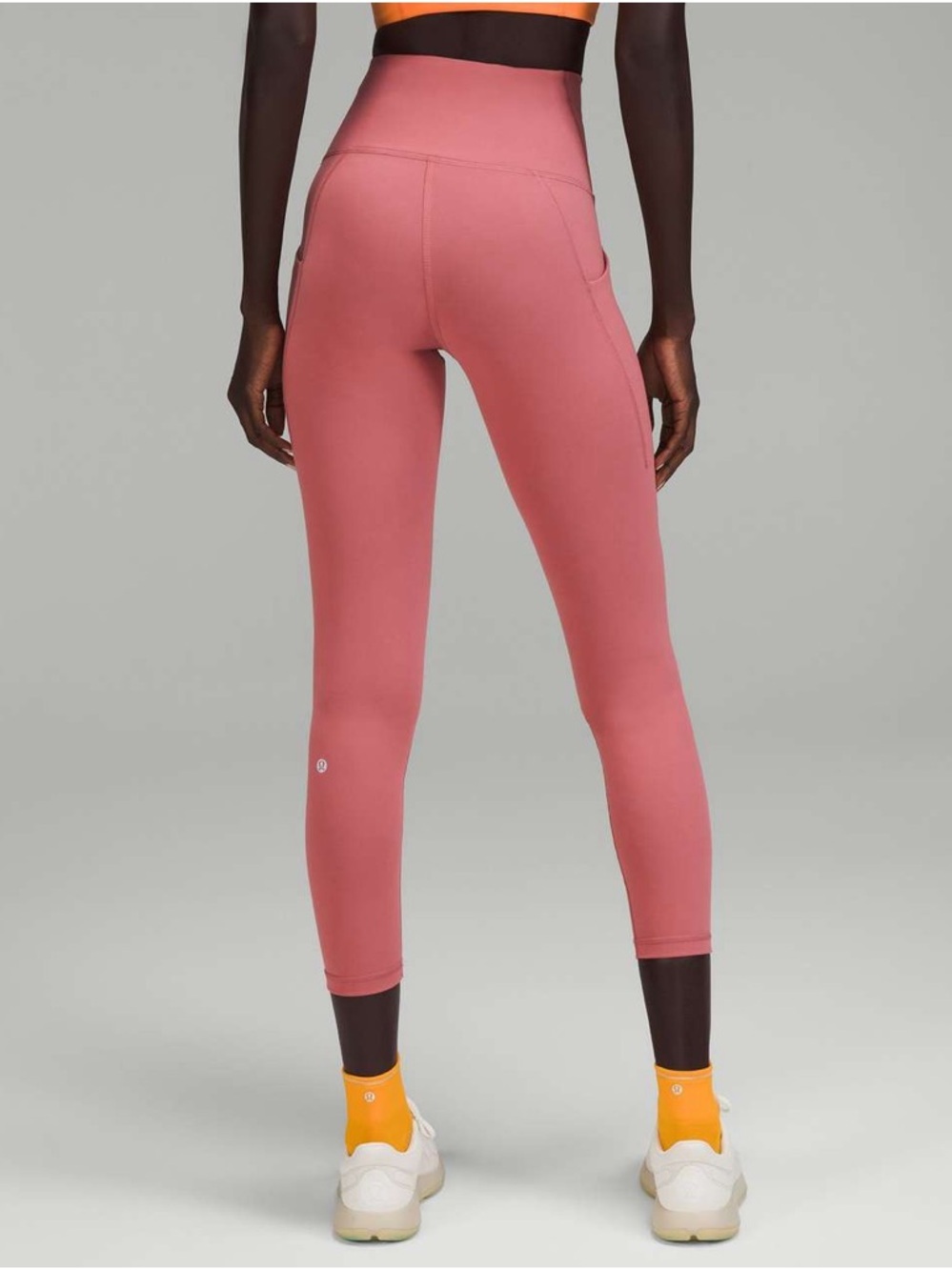 Lululemon Wunder Train High-Rise Tight with Pockets -Brier Rose - Picture 3 of 7